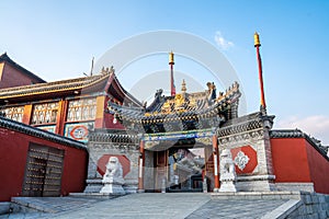 Ã¤ÂºâÃ¥ÂÂ°Ã¥Â±Â±Ã¦â¢Â¯Ã¥ÅÂºÃ©Â£Å½Ã¦â¢Â¯Mount wutai scenic spot in China photo